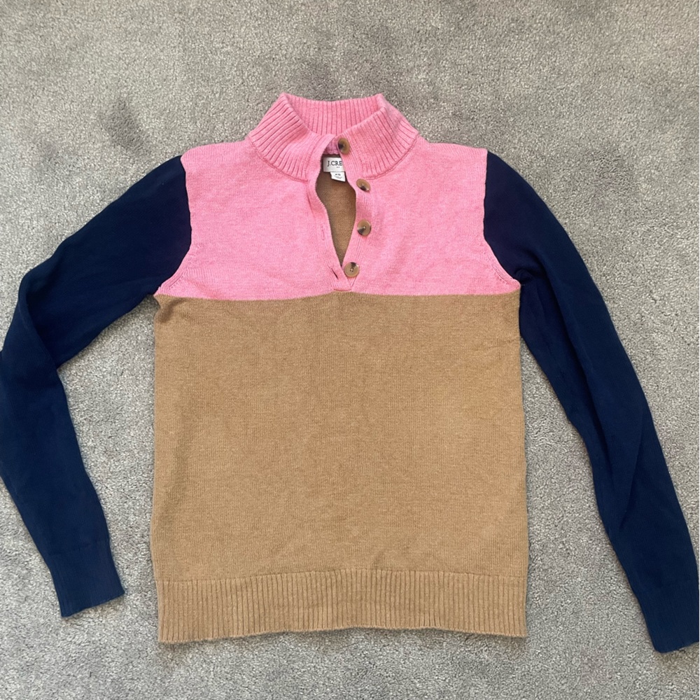 Jcrew factory color block sweater